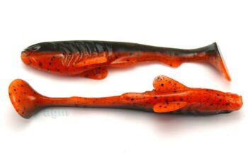 Crazy Fish 4" Tough - 8D Orange Coffee (6pcs)