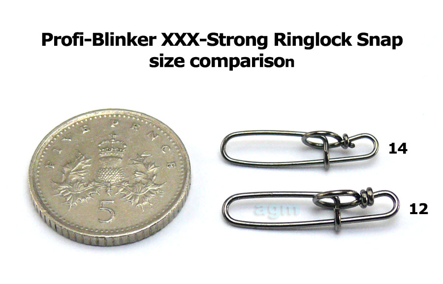 Profi-Blinker XXX-Strong Ringlock Snap - Size 12 (5pcs)