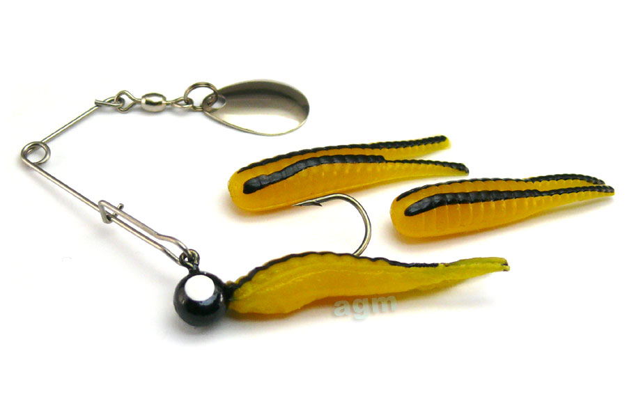 Zoom Crappie Spin 3.5g - Yellow/Black Stripe