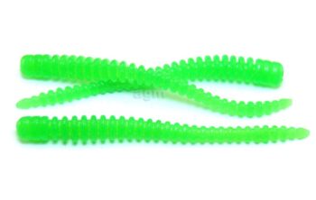 Crazy Fish 2" Cruel Leech - 81 Toxic Green (8pcs)