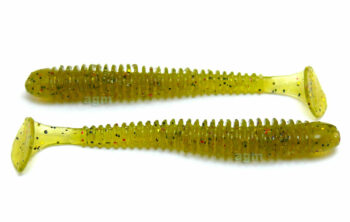Crazy Fish 2" Vibro Worm - 1 Olive (8pcs)