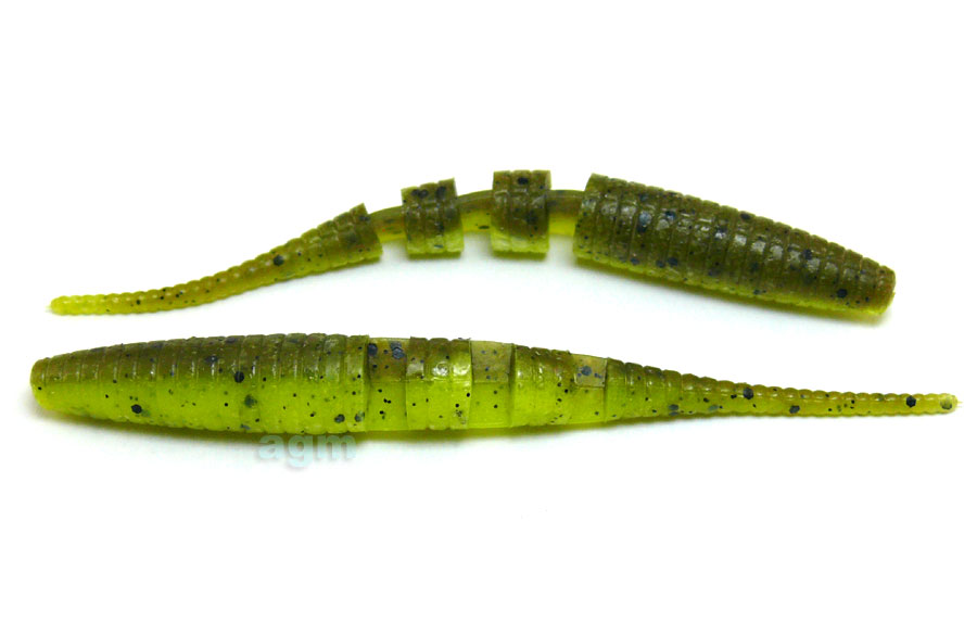 Crazy Fish 4" Floating Polaris - 4D Swamp Chartreuse (6pcs)