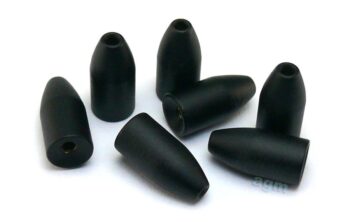 AGM Brass Worm Weight 3.5g - Matt Black (10pcs)