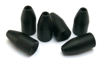 AGM Brass Worm Weight 5.3g - Matt Black (8pcs)