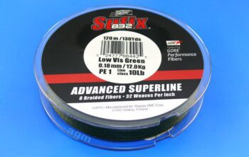 Sufix 832 Braid 12kg/26lb (120mtrs) - Low Vis Green