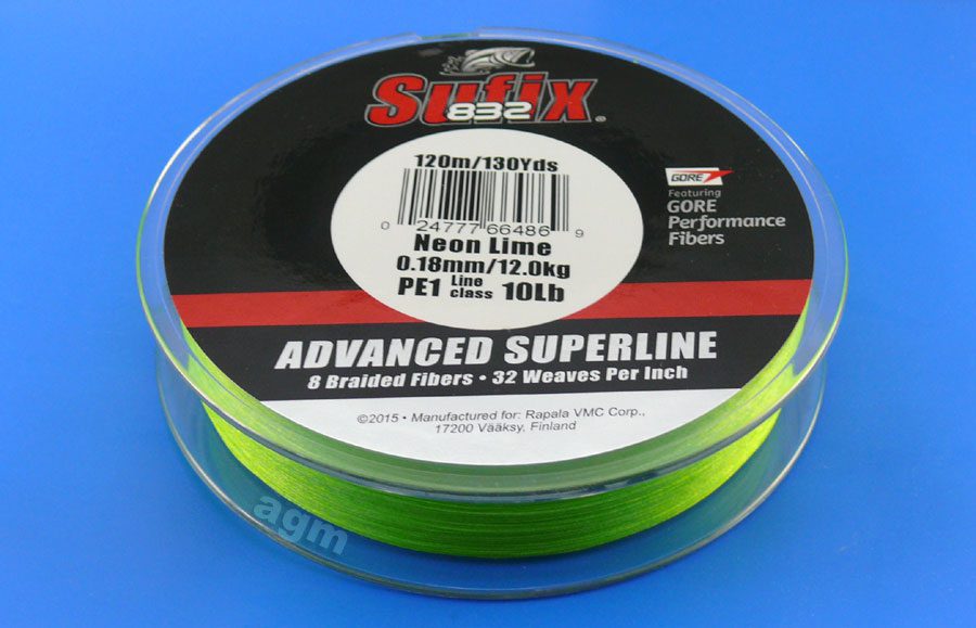 832 Braid 20 lb Neon Lime - 300 Yds, 832 braid