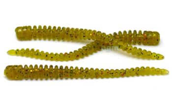 Crazy Fish 2" Cruel Leech - 1 Olive (8pcs)