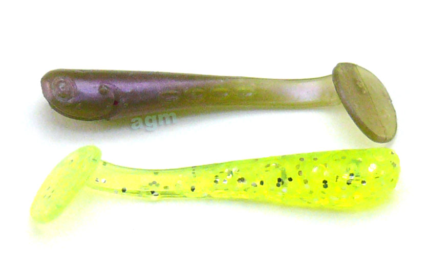 Crazy Fish 1.1" Nano Minnow - Green Acid/Olive Pearl (16pcs)