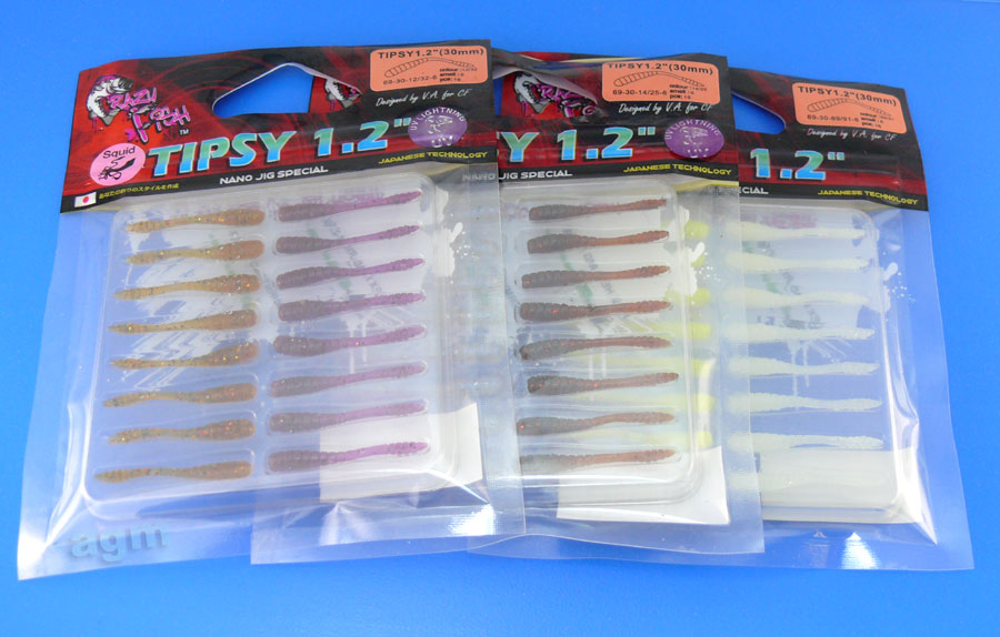 Crazy Fish 1.2" Tipsy - Ultraviolet & Dark Beer (16pcs)