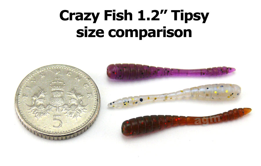 Crazy Fish 1.2" Tipsy - Ultraviolet & Dark Beer (16pcs)
