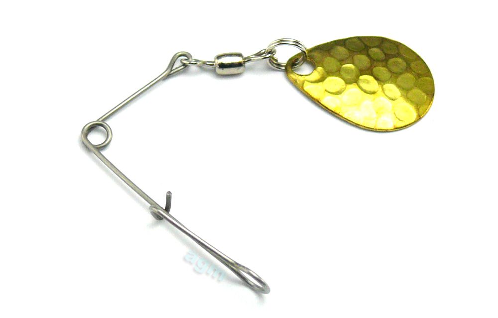 Spinner Jig Size 1 Colorado Hammered Brass (6pcs)