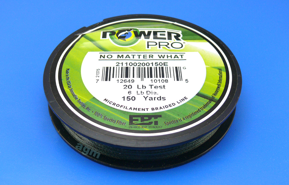 Power Pro Braided Spectra Line 20lb by 150yds Green (1085)