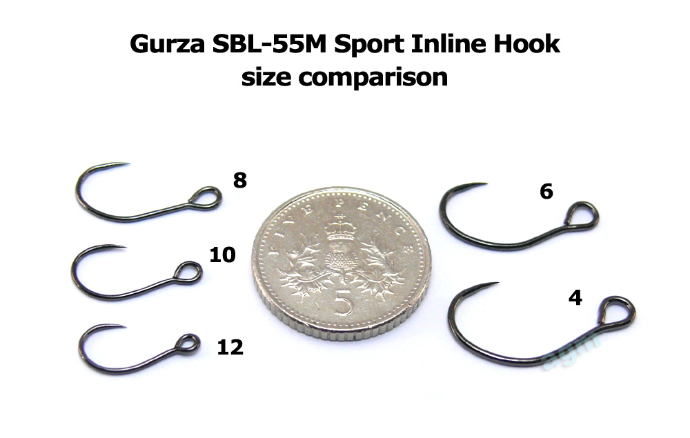 Owner SBL-55M Single Hook for Lure Barbless Size 10 8709 