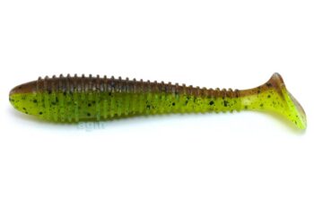 Crazy Fish 4" Vibro Fat - 4D Swamp Chartreuse (4pcs)