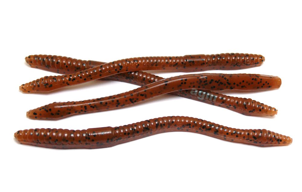 AGM 5 Finesse Worm - Pumpkinseed (10pcs)