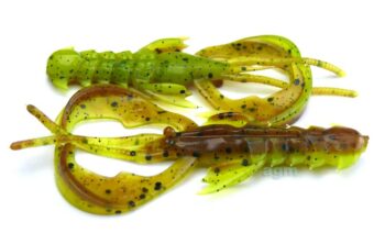 Crazy Fish 2.5in Nimble Swamp Chartreuse 7pcs