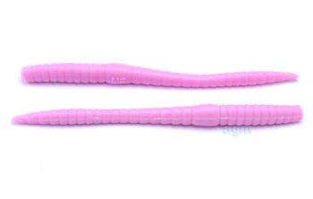 Crazy Fish 2.8in MF Classic Worm 53 Pink 12pcs