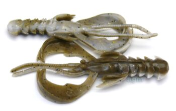 Crazy Fish 3.2in Floating Nimble 3D Swamp Pearl 6pcs