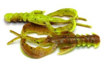 Crazy Fish 3.2in Floating Nimble 4D Swamp Chartreuse 6pcs