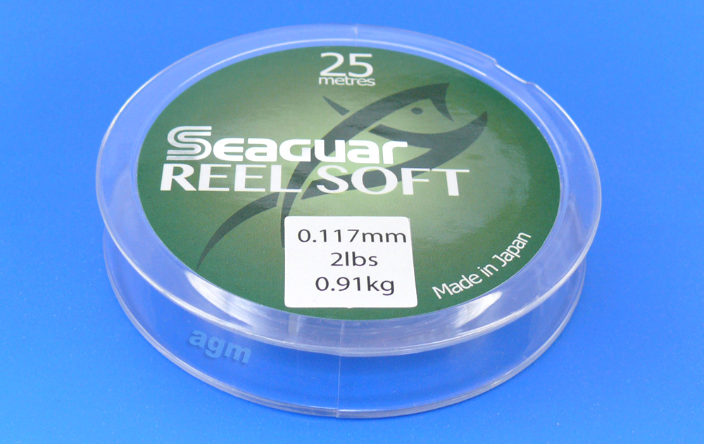 Seaguar Reel Soft 100% Fluorocarbon Line - 2lb/0.91kg x 25m