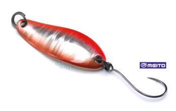 Crazy Fish Seeker Spoon 2g 94F Silver Holo Brown Red