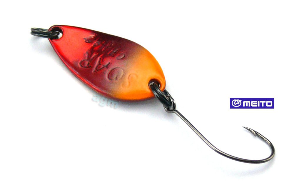 Crazy Fish Soar Spoon 1.4g 83 Met. Red/Orange