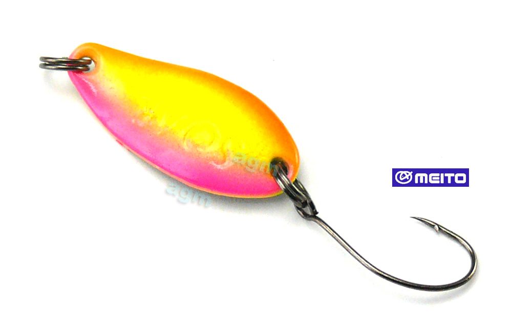 Crazy Fish Soar Spoon 1.8g 33 Chartreuse/Pink/Orange