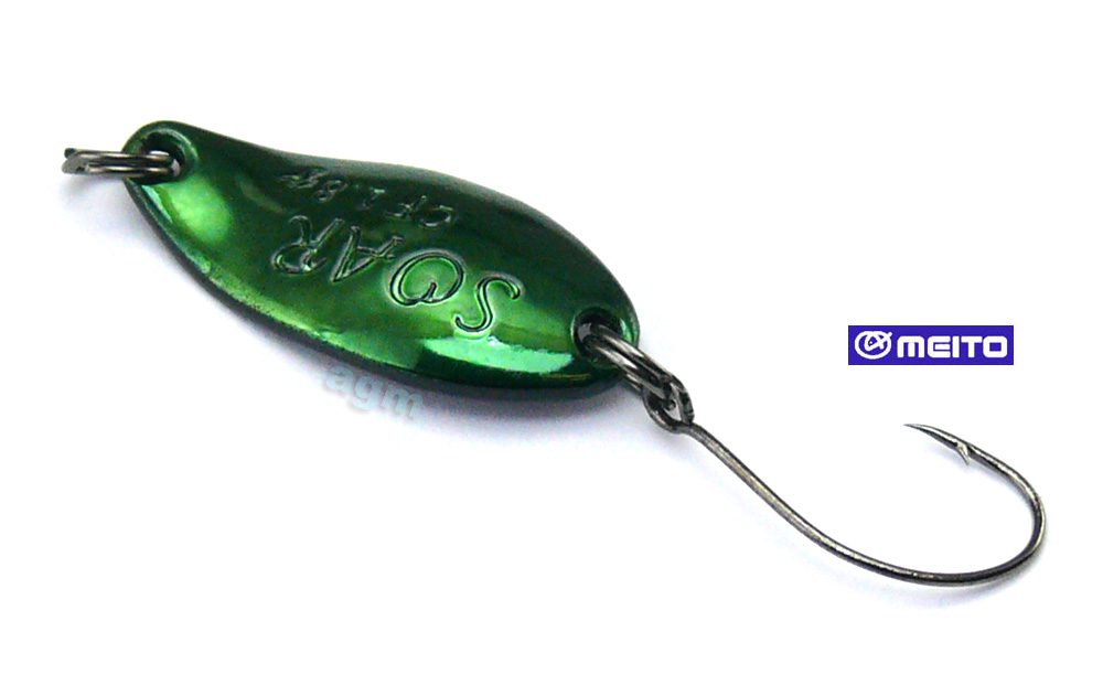 Crazy Fish Soar Spoon 1.8g 48 Metallic Green