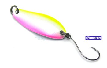 Crazy Fish Seeker Spoon 2g - 25 Chartreuse/White/Pink