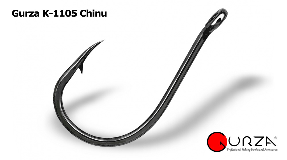 Gurza K-1105 Chinu Hook - Size 14 (10pcs)