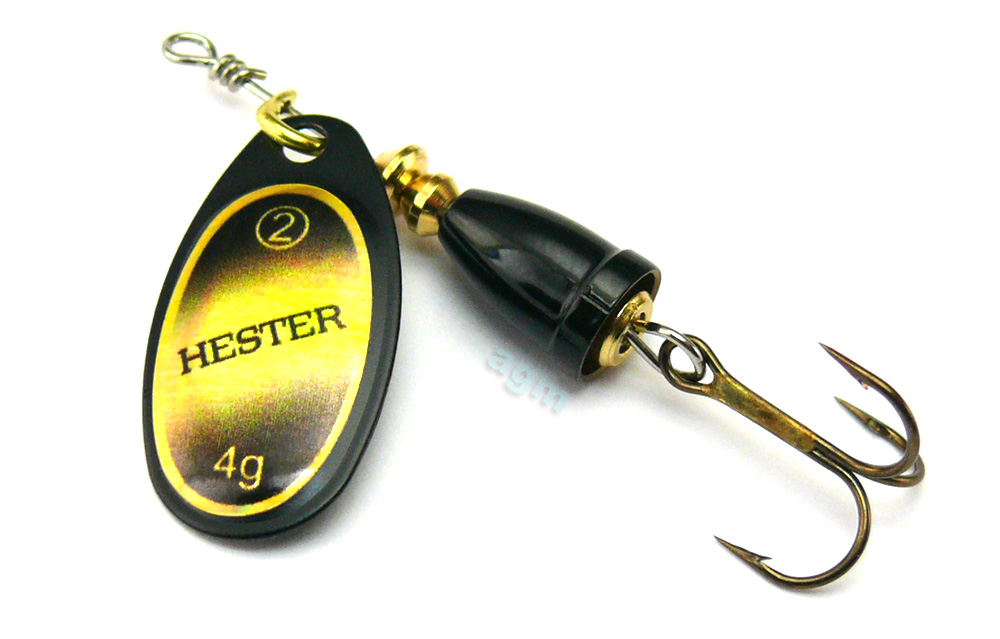 Hester Bell Spinner 4G - 49 Black Gold Holo