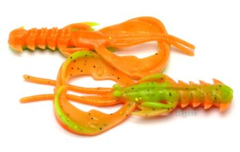 Crazy Fish 3.2" Floating Nimble - 5D Orange Chartreuse (6pcs)