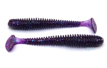 Crazy Fish 2in Vibro Worm 98 Space 8pcs