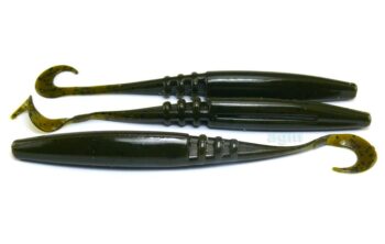 **Big Bite 5.5" Jointed Jerk Minnow CT - Green Pumpkin (7pcs)