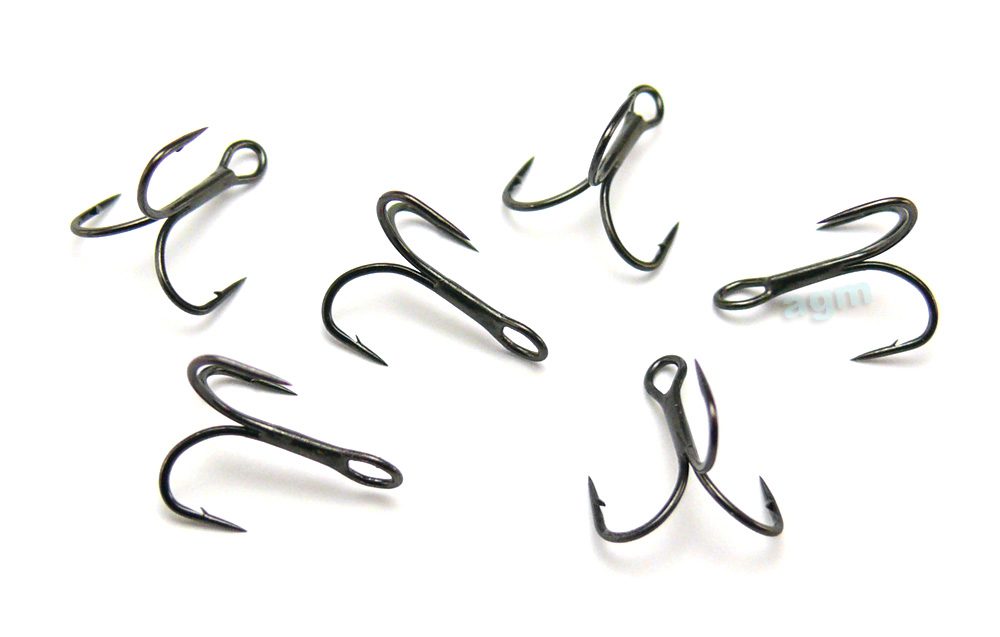 VMC 7552 BN Light Inline Treble Hook - Size 12 (8pcs)