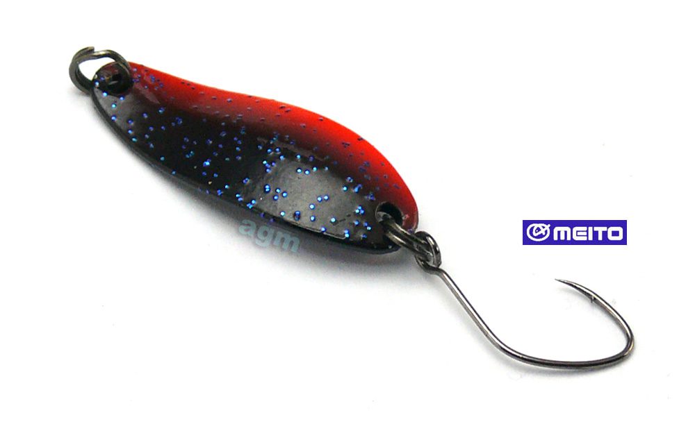 Crazy Fish Seeker Spoon 2.5g 91 Midnight Orange AGM Lure Fishing
