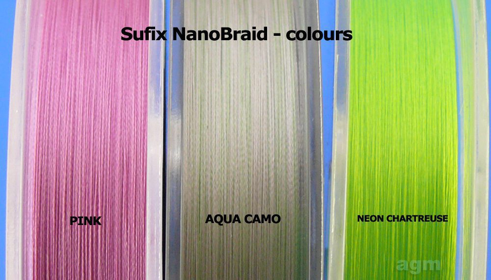 Sufix NanoBraid 5kg/11lb (100mtrs) - Pink