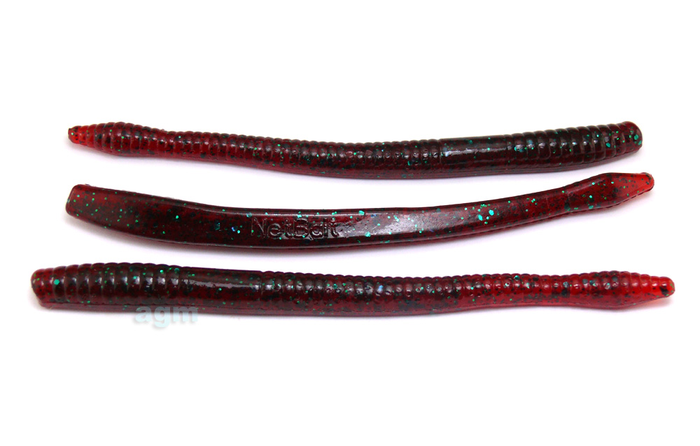 Netbait 4.75 Finesse Worm - Red Bug (20pcs)