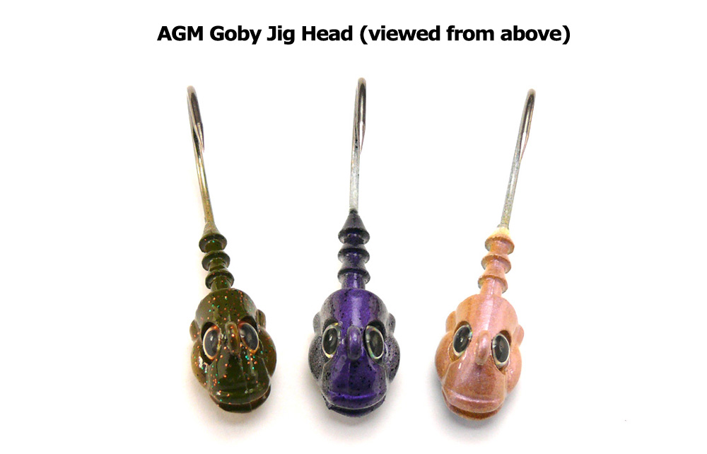 AGM Goby Jig Head 11g size 3/0 - Natural Violet (3pcs)