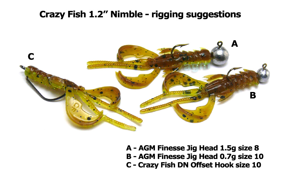 Crazy Fish 1.2 Nimble - 1 Olive (16pcs)