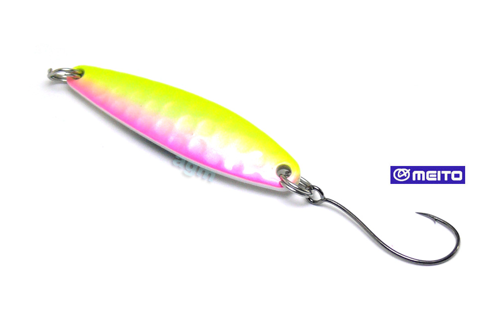 Crazy Fish success Spoon 3.5g - 25 Chartreuse/White/Pink