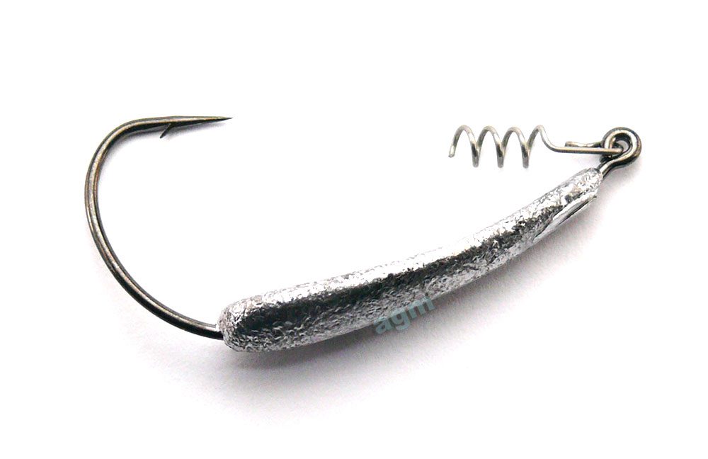 Agm Weighted Swimbait Hook 11G Size 3/0 5Pcs