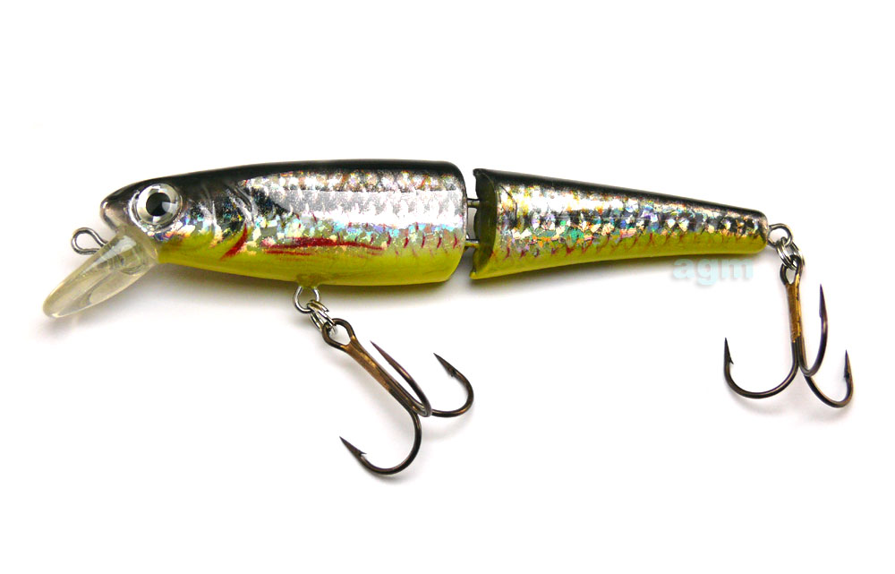Hester 4.5 Jointed Trout Minnow - Crocodile