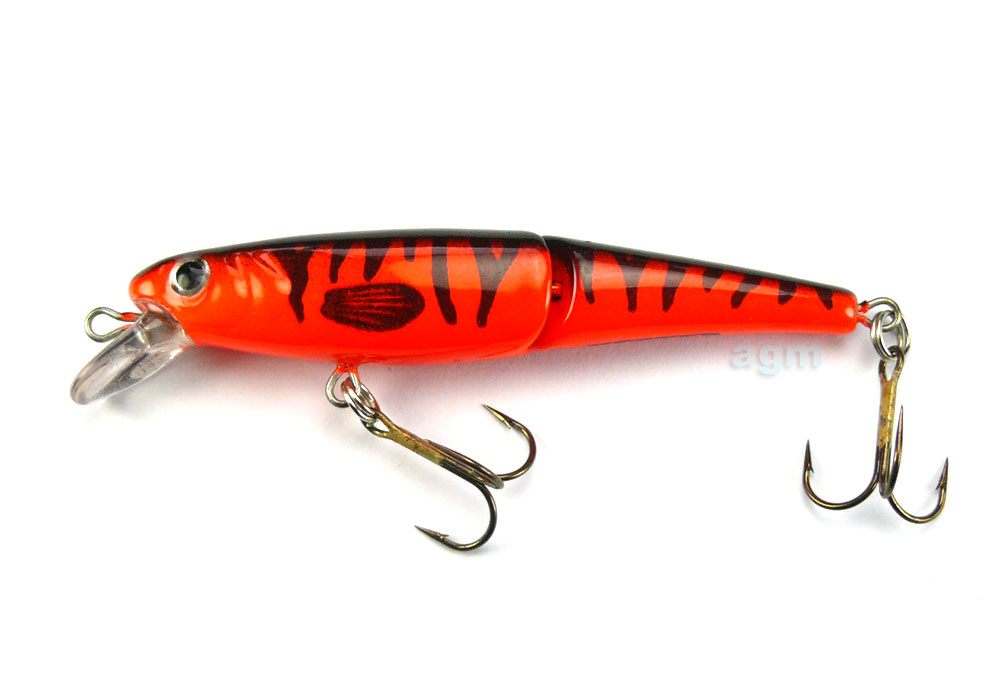 Hester 2.75 Jointed Trout Minnow - Red Tiger