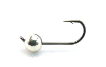 Crazy Fish Tungsten Jig Head Silver 0.45g Size 12 5pcs