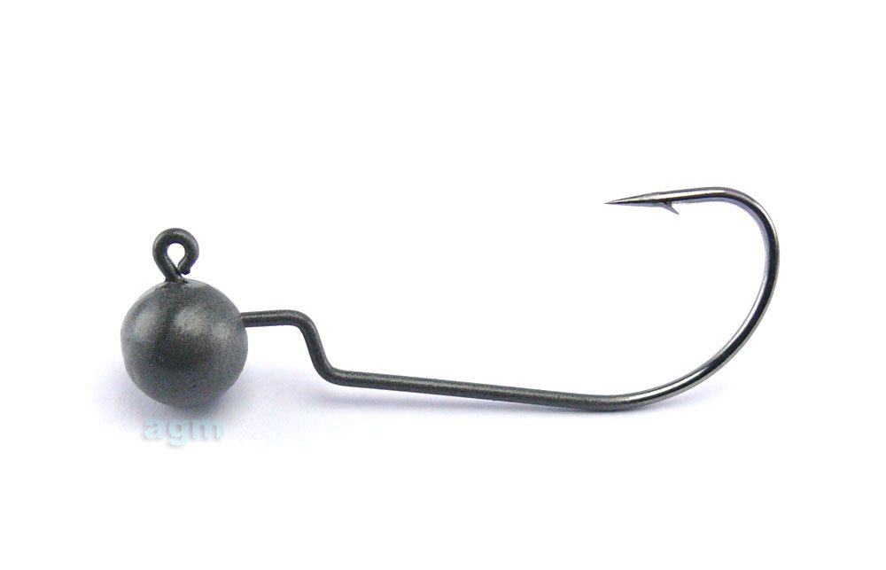 Scratch Tackle Round Offset Jig Head 7g – Size 1/0 (5pcs)