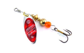 Hester Willow Spinner 3g Silver Red