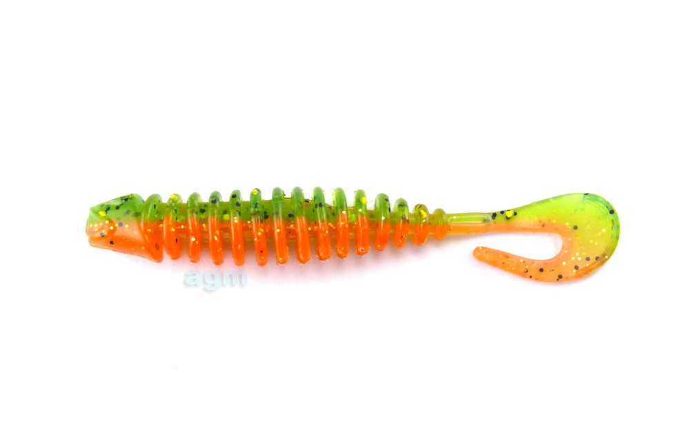 Crazy Fish 3″ Comet – 5D Orange Chartreuse (6pcs)